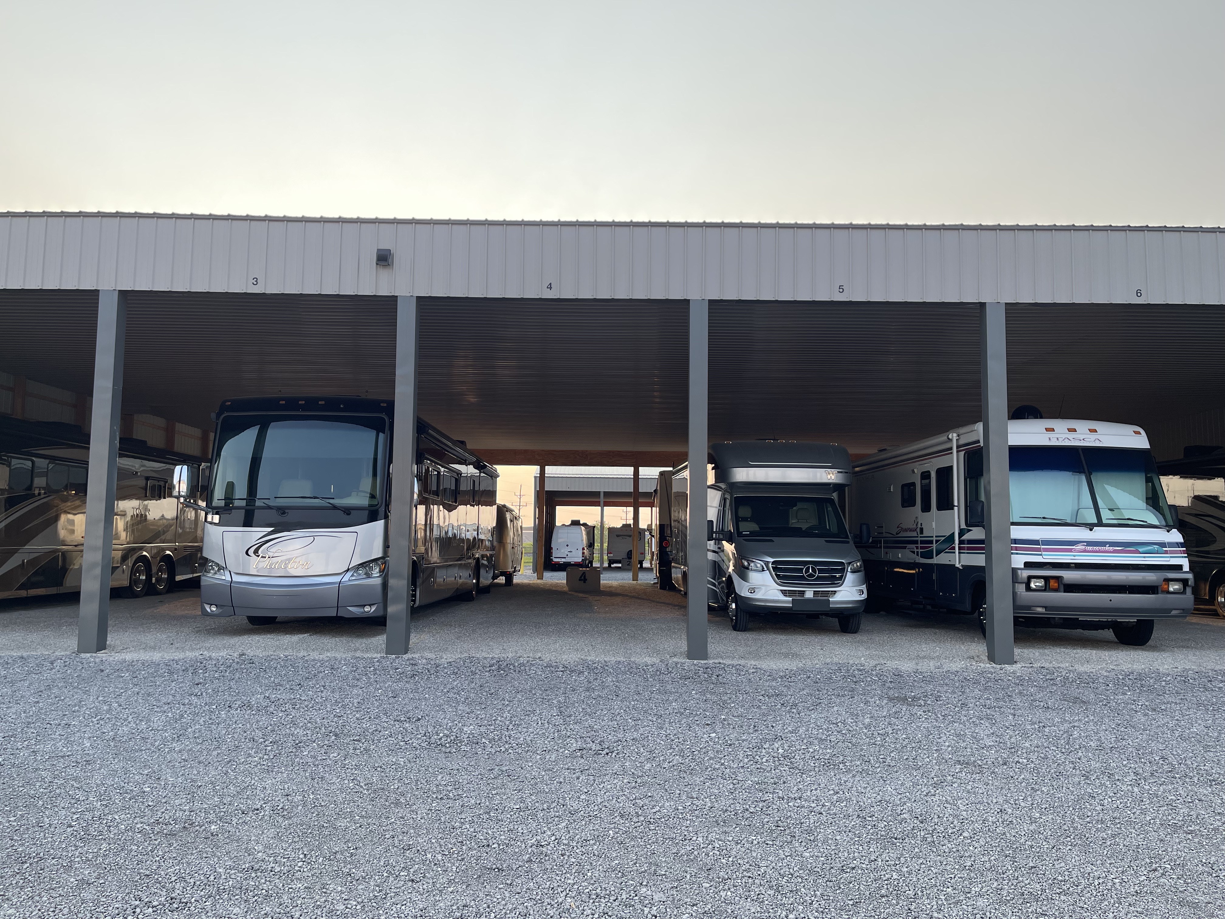 covered rv parking in avon indiana